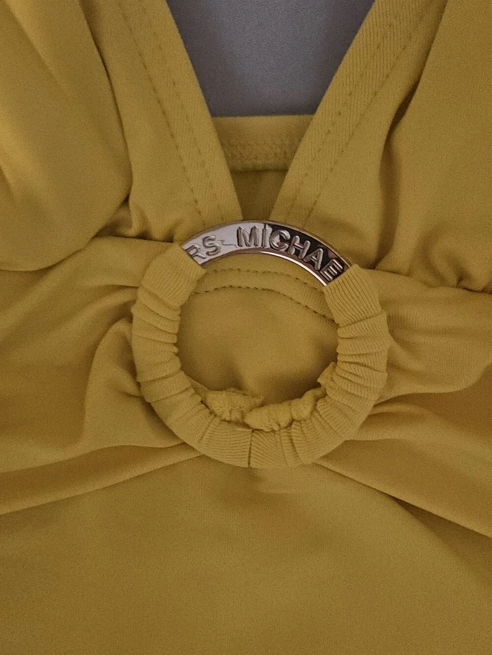 Michael Kors One Piece Yellow Swimsuit